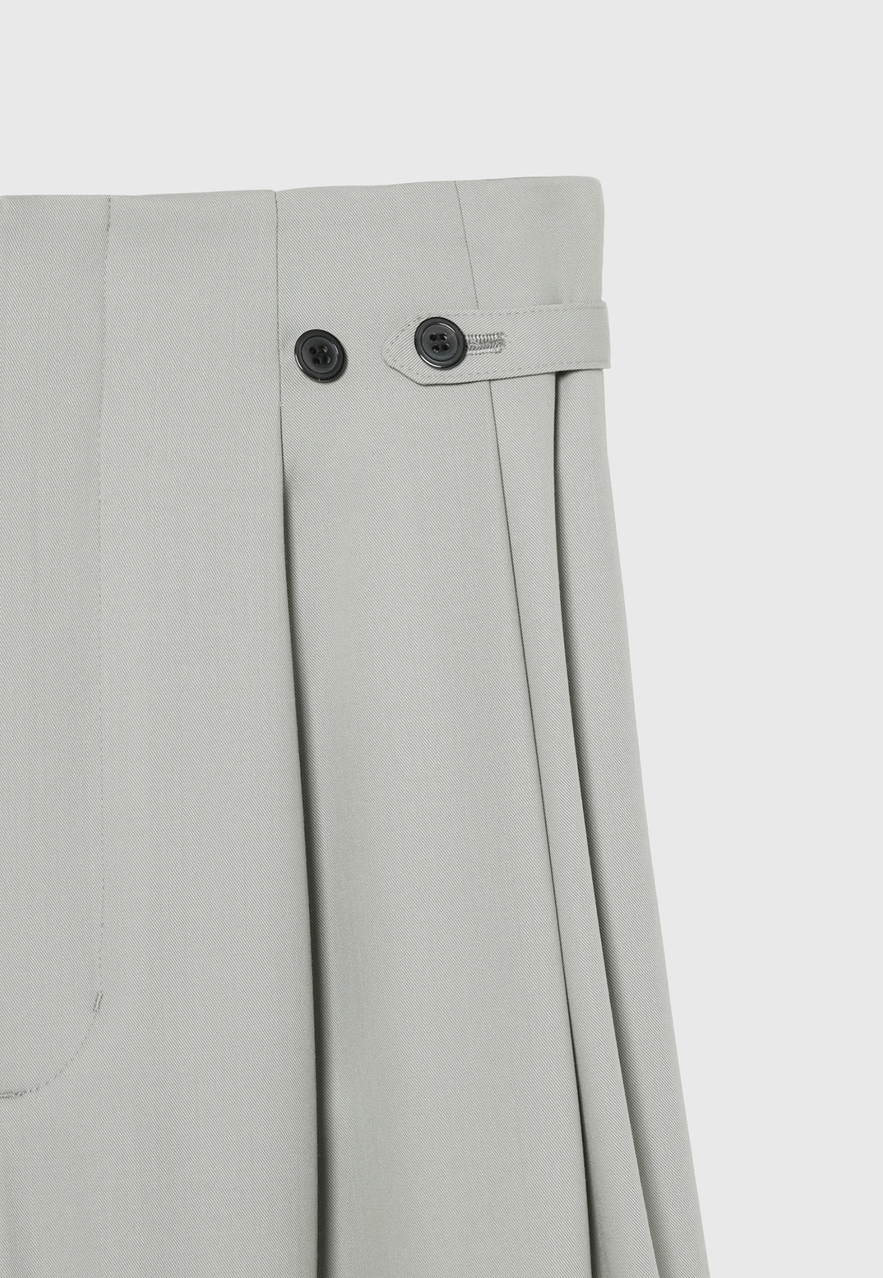 WOOL NYLON GABARDINE WAIST BELT PANTS / ウールナイロンギャバジンウエストベルトパンツ 詳細画像 G.BE 6