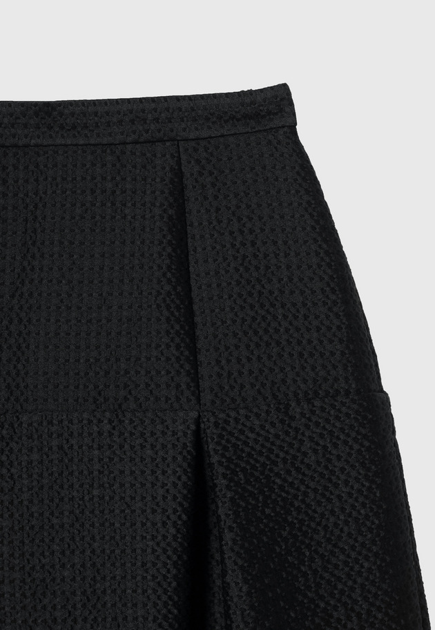 COTTON SILK JACQUARD SKIRT / コットンシルクジャガードスカート 詳細画像 D.NV 5