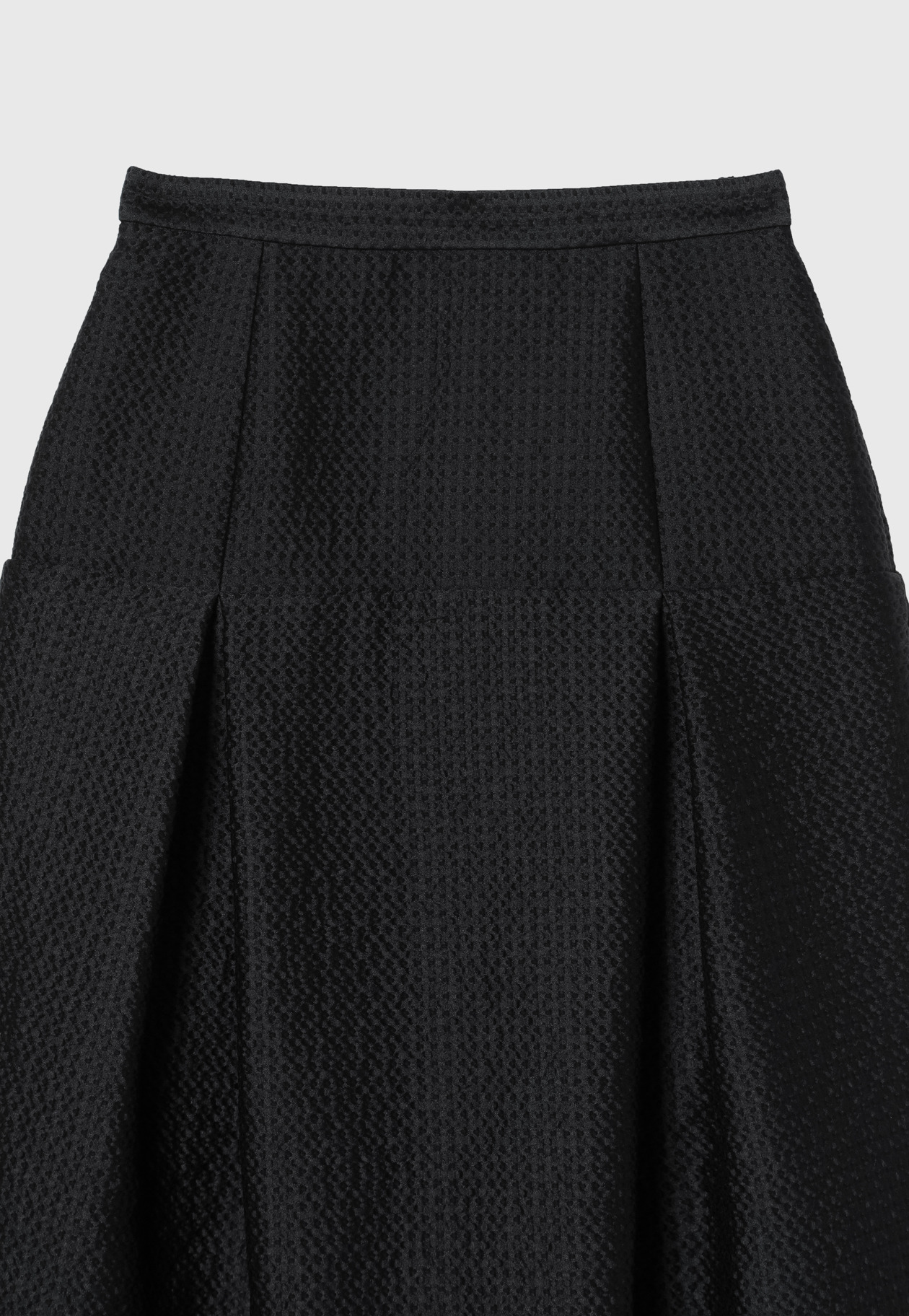 COTTON SILK JACQUARD SKIRT / コットンシルクジャガードスカート 詳細画像 D.NV 3