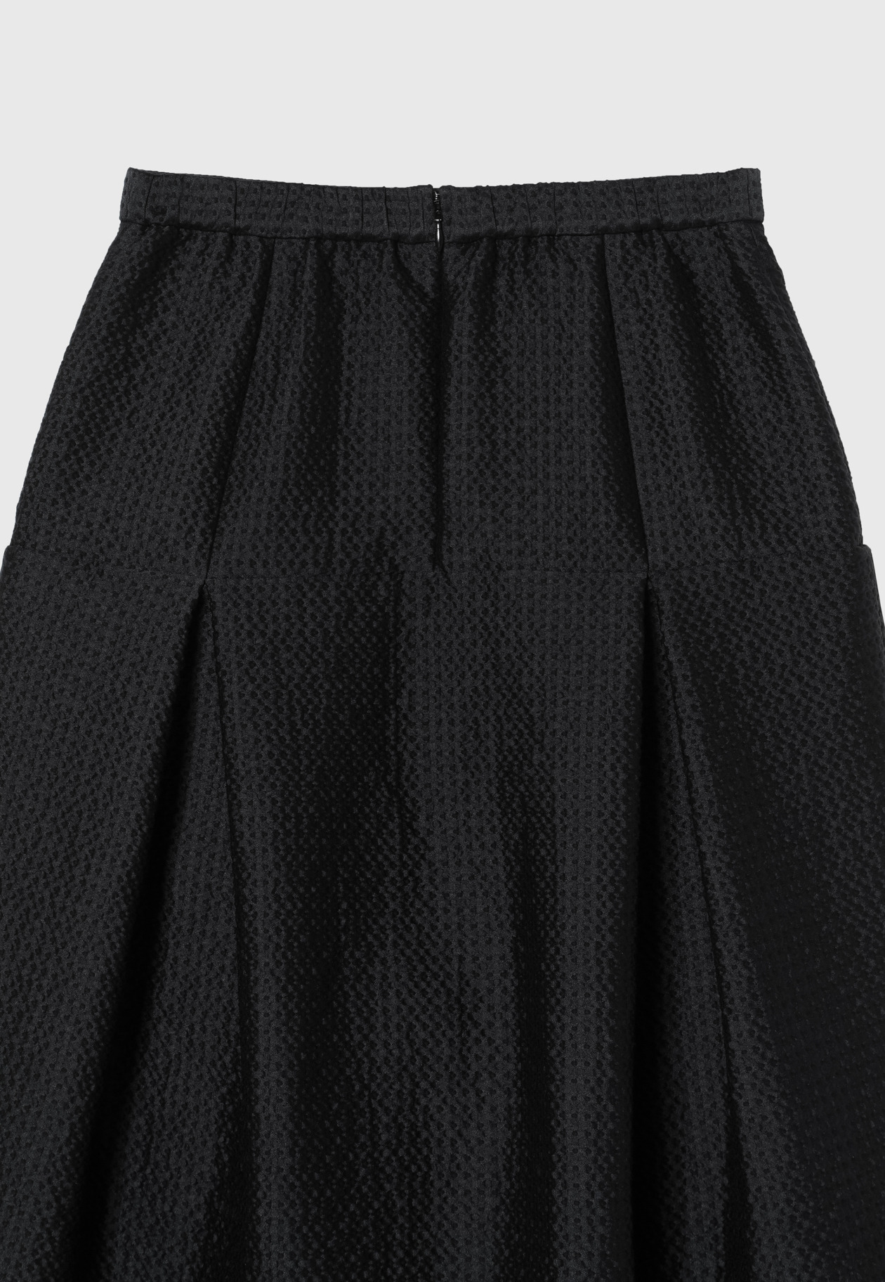 COTTON SILK JACQUARD SKIRT / コットンシルクジャガードスカート 詳細画像 D.NV 4