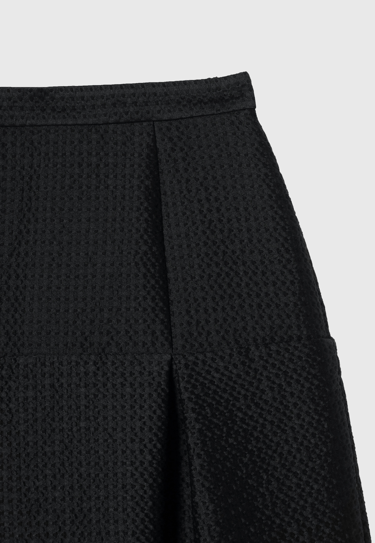 COTTON SILK JACQUARD SKIRT / コットンシルクジャガードスカート 詳細画像 D.NV 5