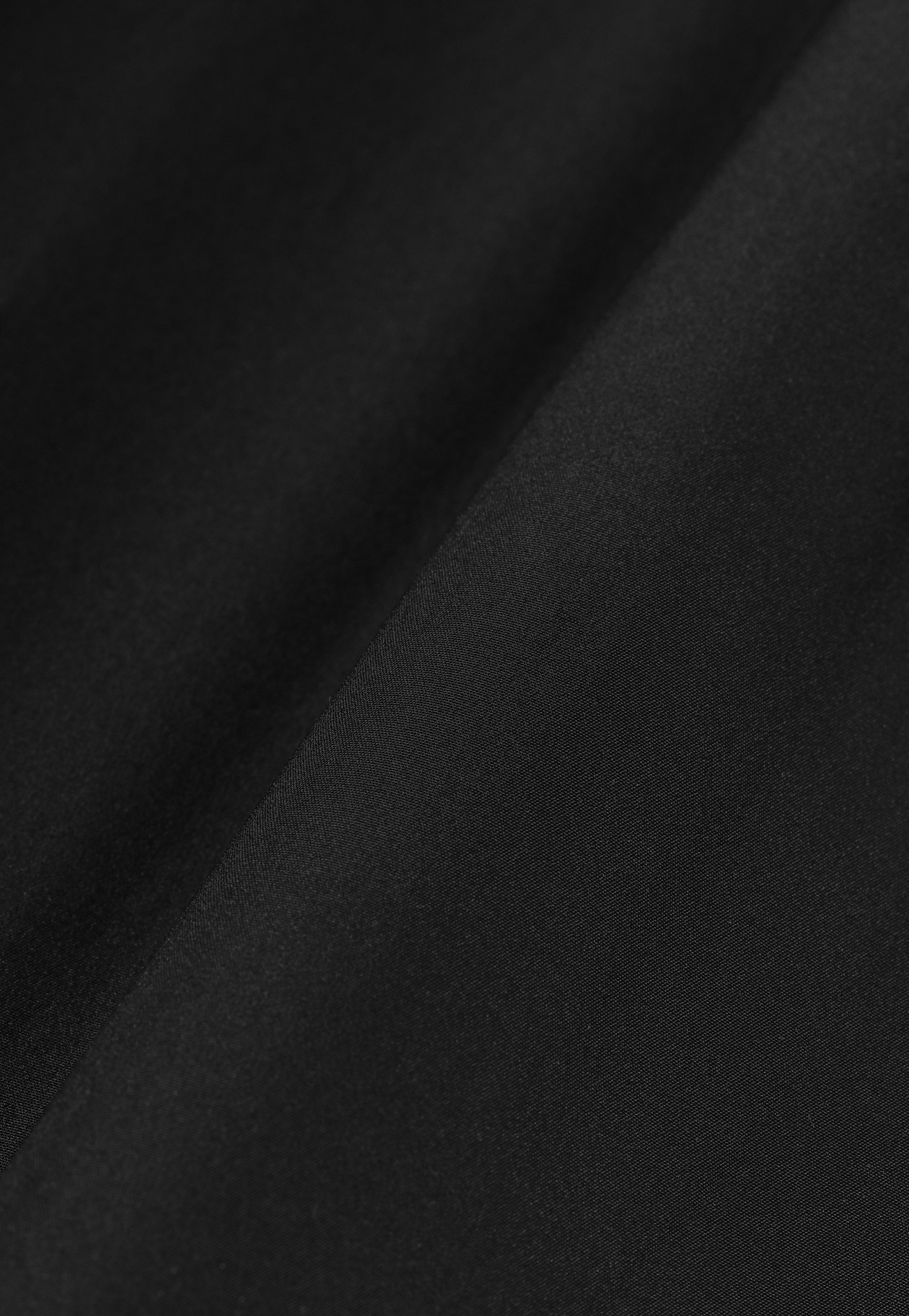 POLYESTER TAFFETA TUCK SKIRT / ポリエステルタフタタックスカート 詳細画像 Black 2