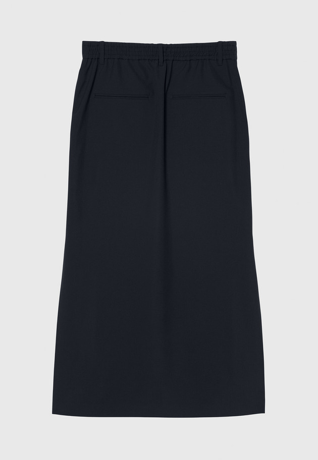 TROPICAL WOOL SKIRT / トロピカルウールスカート 詳細画像 Navy 2