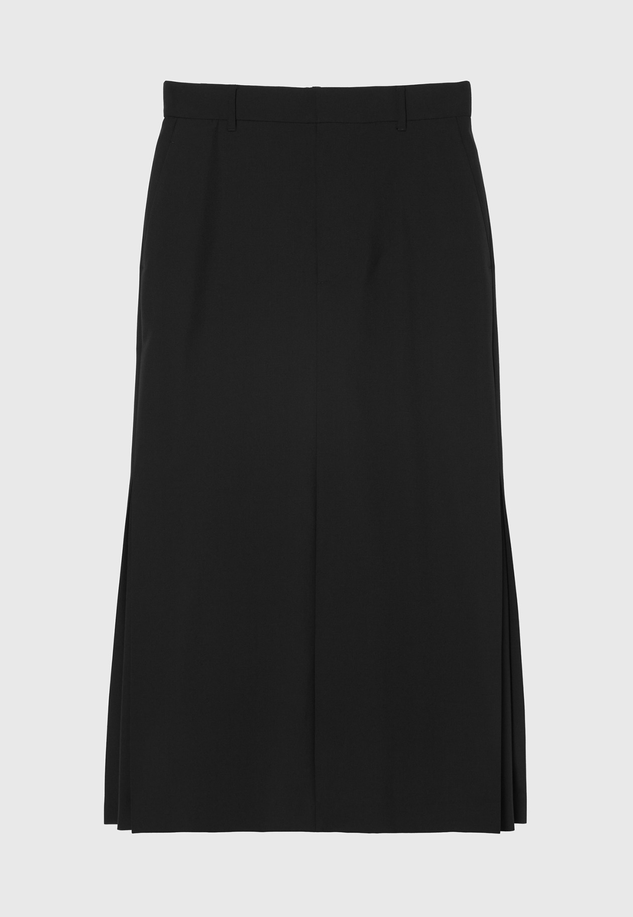 TROPICAL WOOL SKIRT / トロピカルウールスカート 詳細画像 Black 1