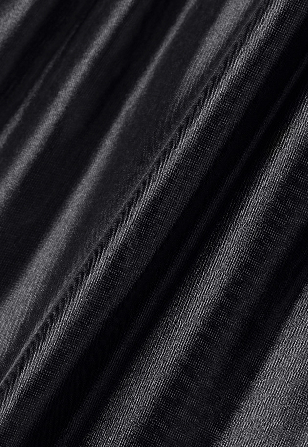 SILK POLYESTER TIERED PLEATS SKIRT / シルクポリエステルティアードプリーツスカート 詳細画像 Navy 2