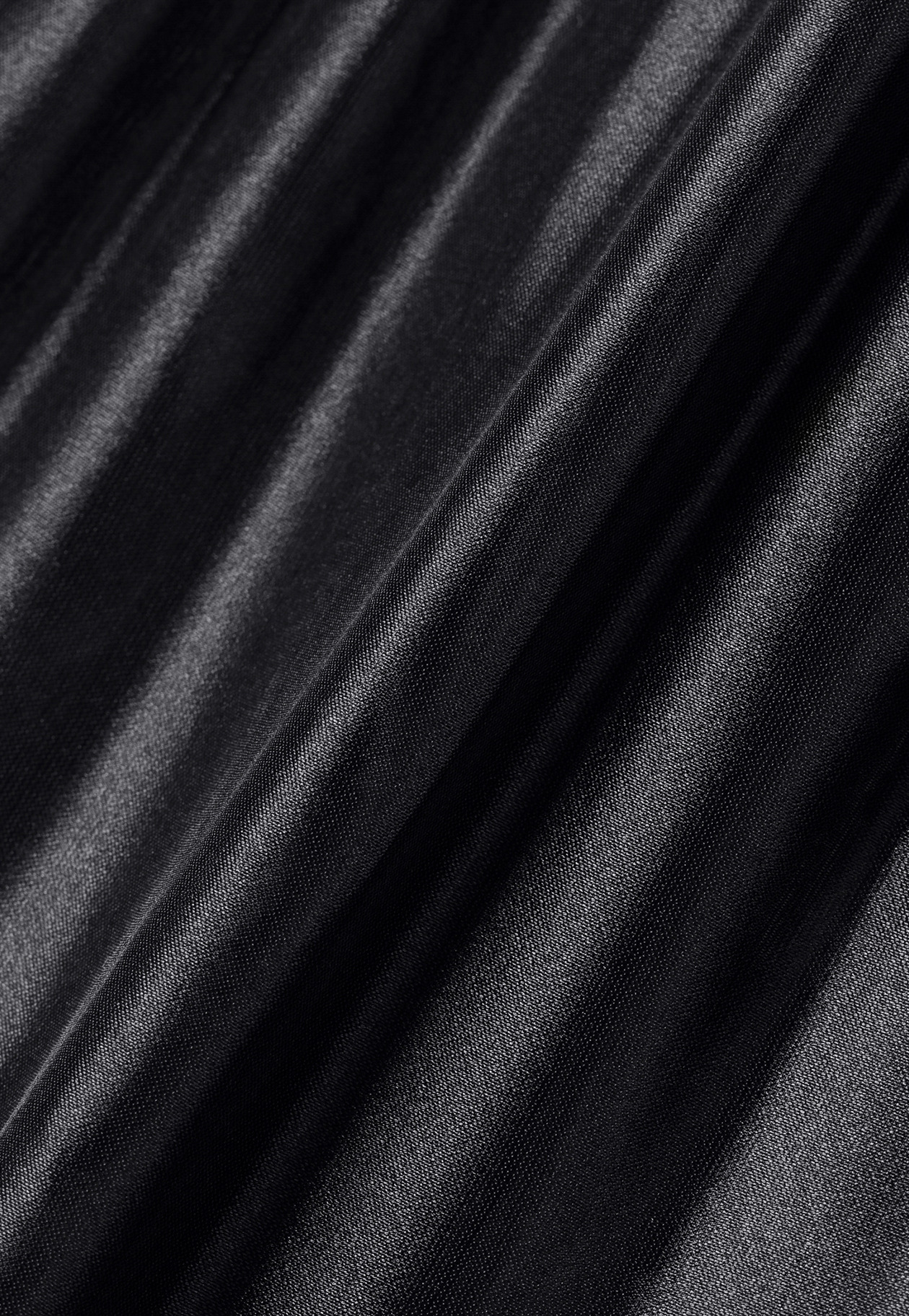 SILK POLYESTER TIERED PLEATS SKIRT / シルクポリエステルティアードプリーツスカート 詳細画像 Navy 2