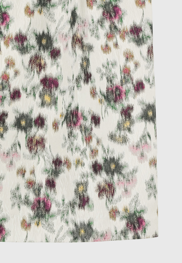 FLOWER JACQUARD SKIRT / フラワージャガードスカート 詳細画像 White 5