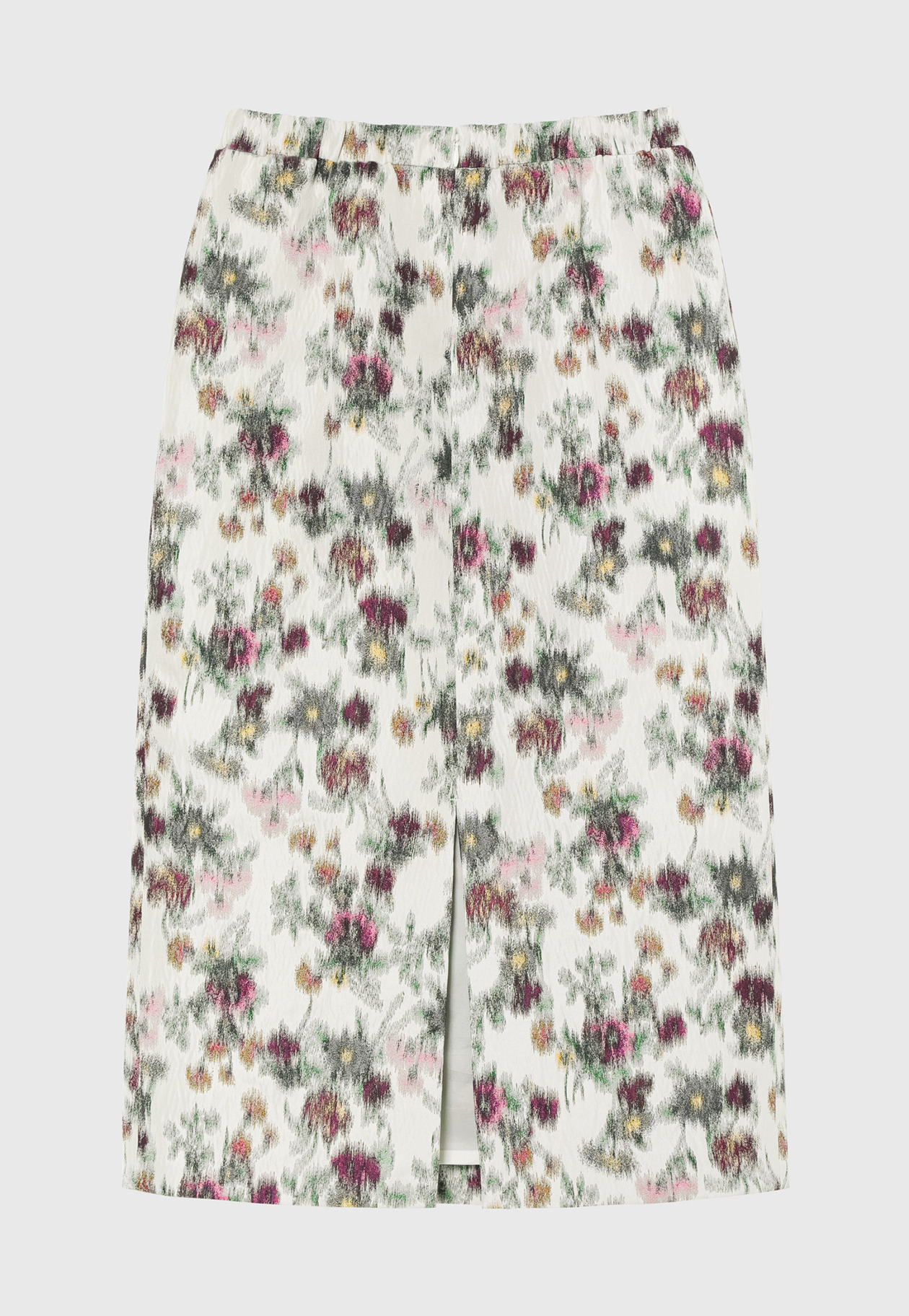FLOWER JACQUARD SKIRT / フラワージャガードスカート 詳細画像 White 2