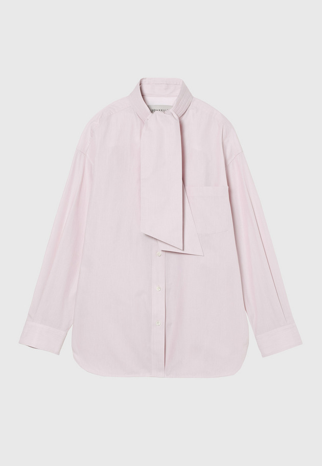 PINSTRIPE BOW SHIRT / ピンストライプボウシャツ 詳細画像 Pink 4