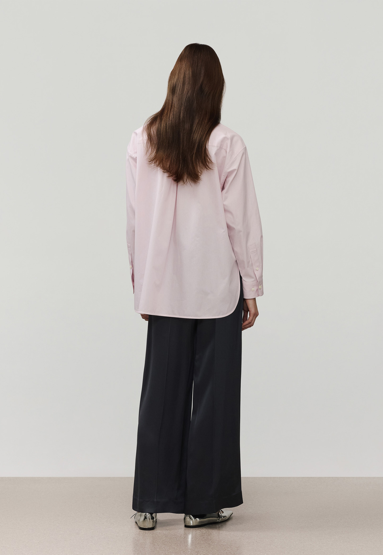 PINSTRIPE BOW SHIRT / ピンストライプボウシャツ 詳細画像 Pink 3