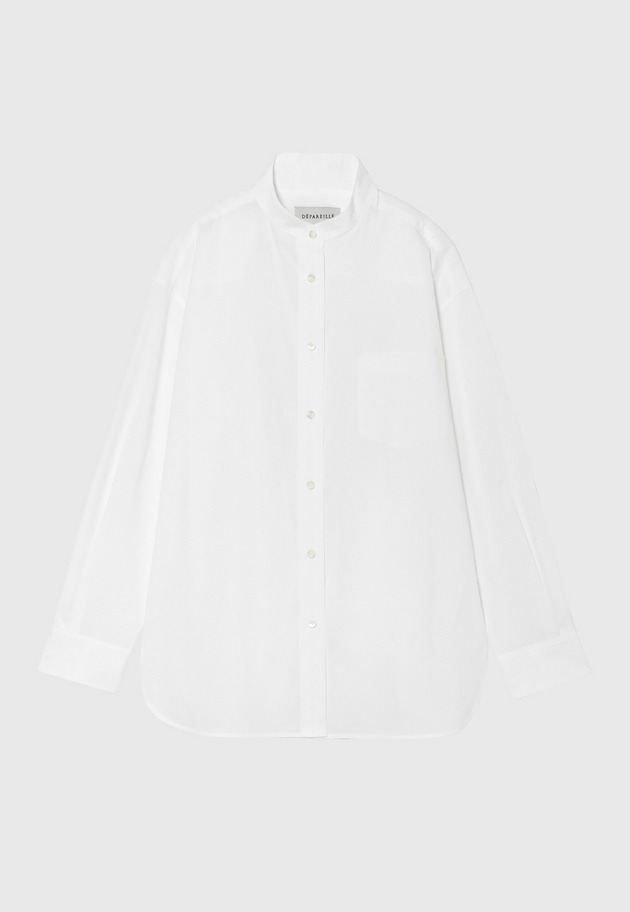 DOT DOBBY BOW SHIRT / ドットドビーボウシャツ 詳細画像 White 6
