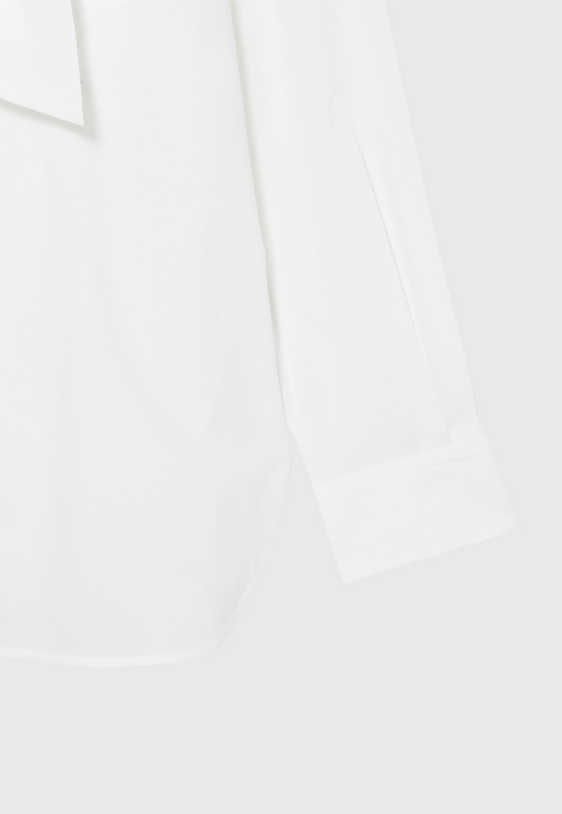 DOT DOBBY BOW SHIRT / ドットドビーボウシャツ 詳細画像 White 9