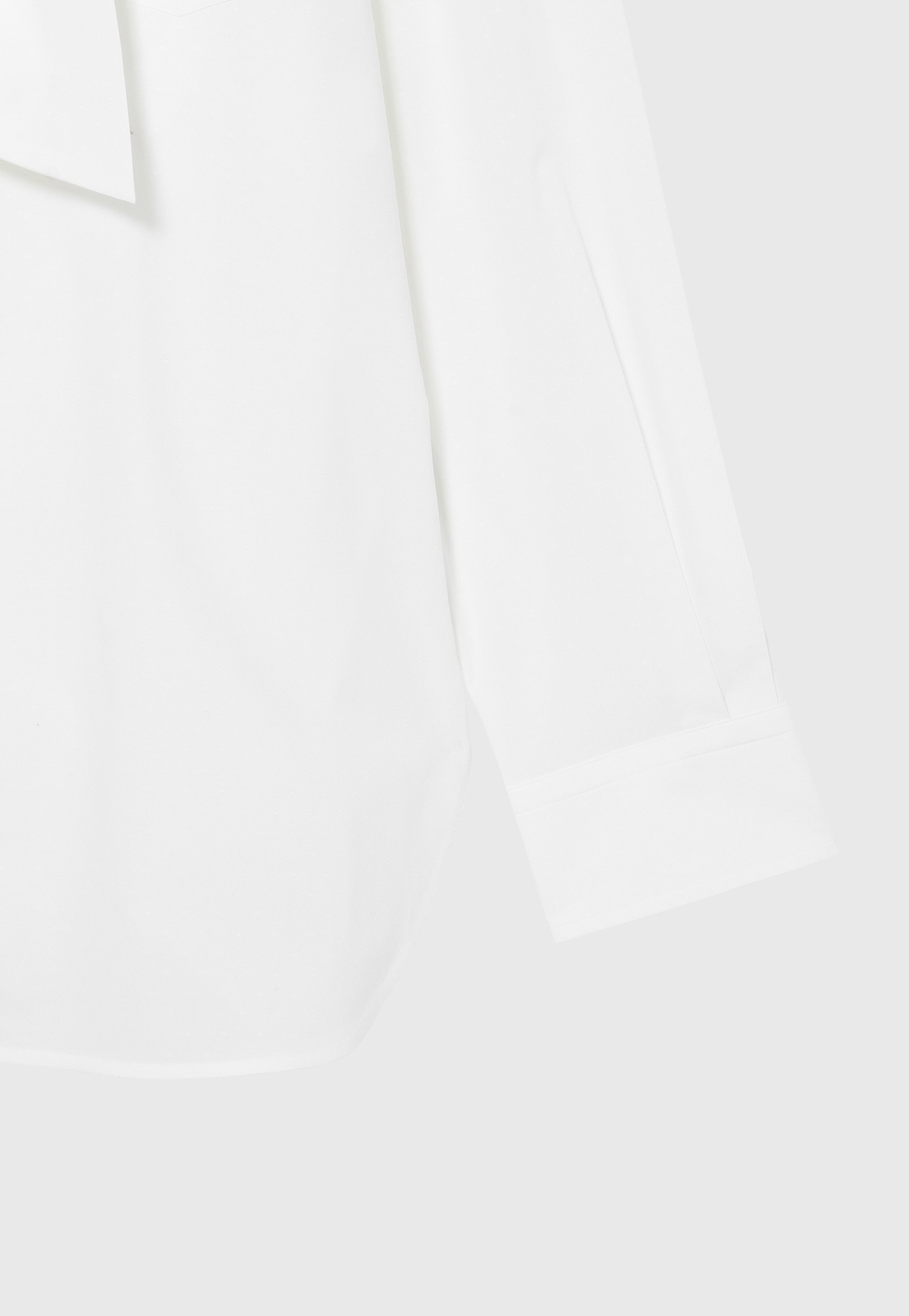 DOT DOBBY BOW SHIRT / ドットドビーボウシャツ 詳細画像 White 9