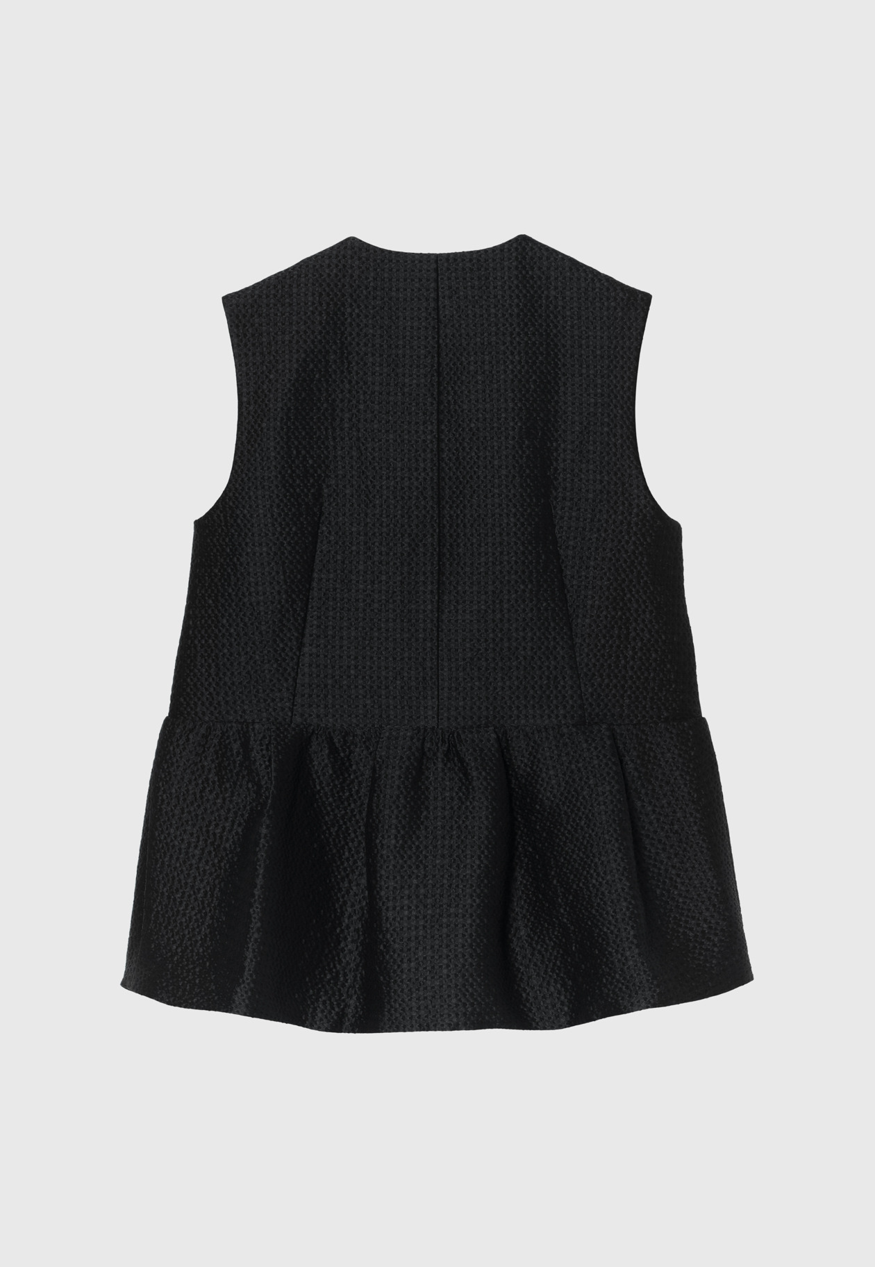 COTTON SILK JACQUARD GILET / コットンシルクジャガードジレ 詳細画像 D.NV 5