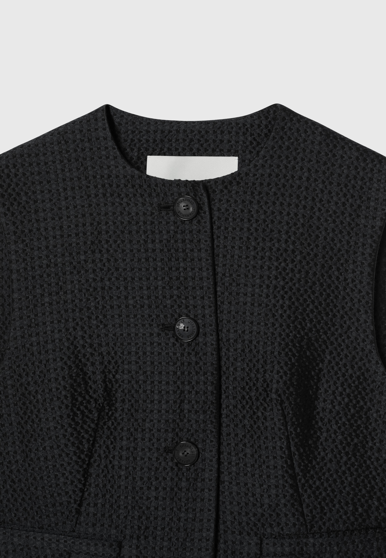 COTTON SILK JACQUARD GILET / コットンシルクジャガードジレ 詳細画像 D.NV 6