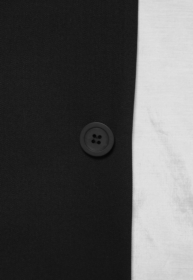 WOOL NYLON GABARDINE GILET / ウールナイロンギャバジンジレ 詳細画像 Black 2