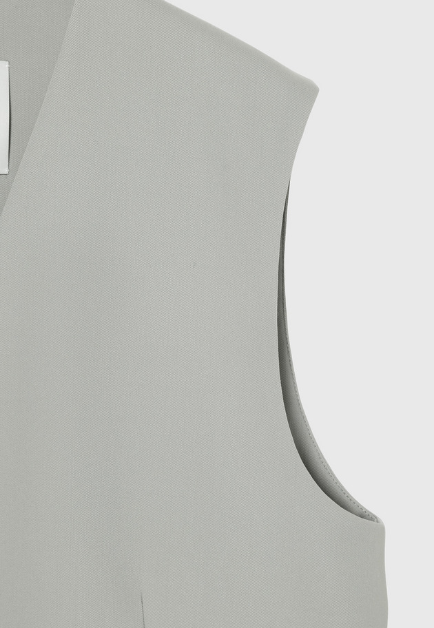 WOOL NYLON GABARDINE GILET / ウールナイロンギャバジンジレ 詳細画像 G.BE 4