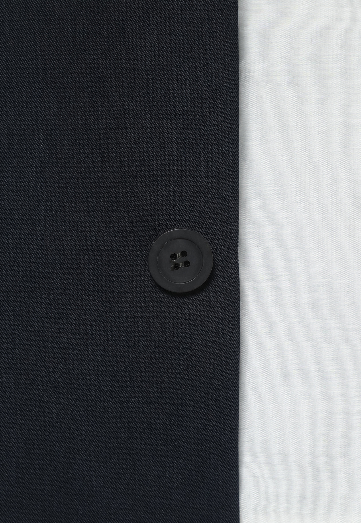 WOOL NYLON GABARDINE GILET / ウールナイロンギャバジンジレ 詳細画像 Navy 5