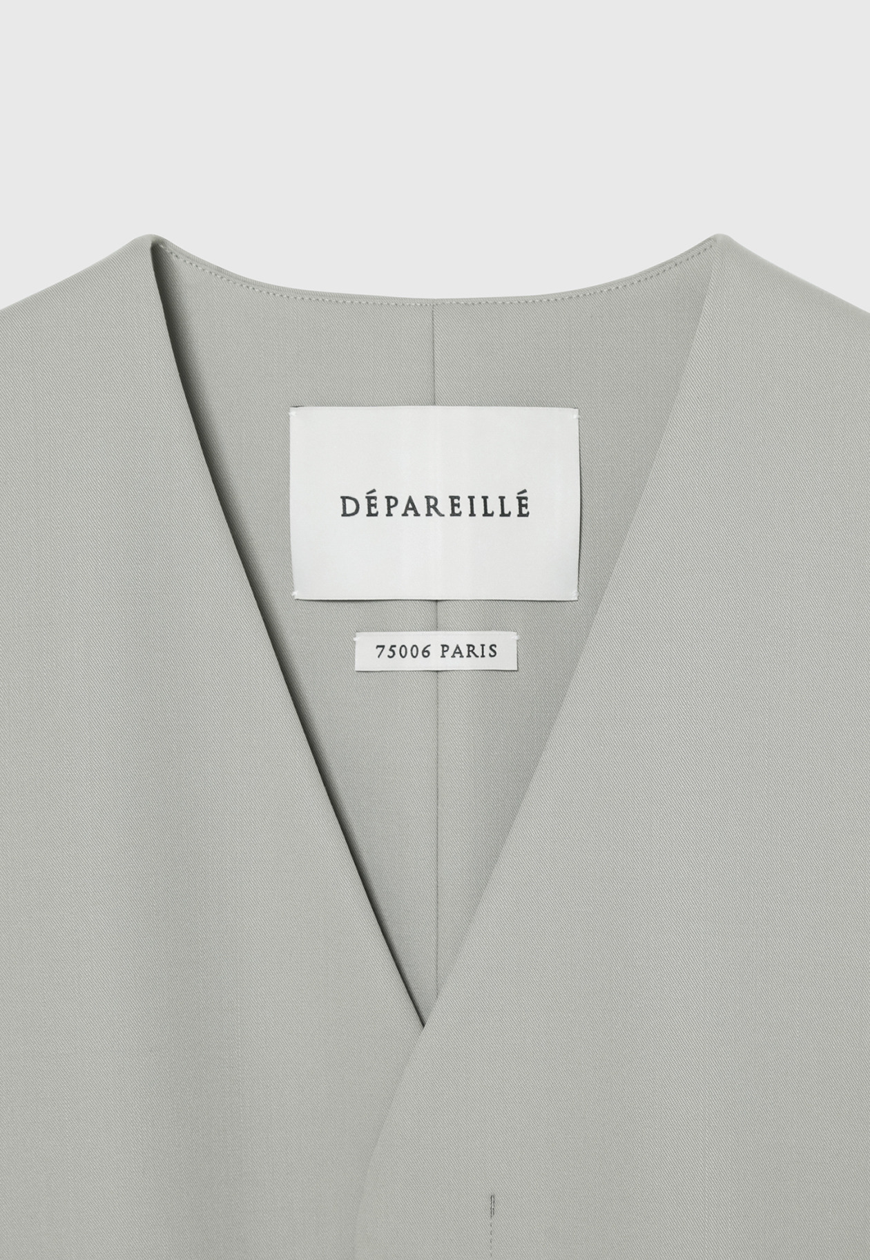 WOOL NYLON GABARDINE GILET / ウールナイロンギャバジンジレ 詳細画像 G.BE 3