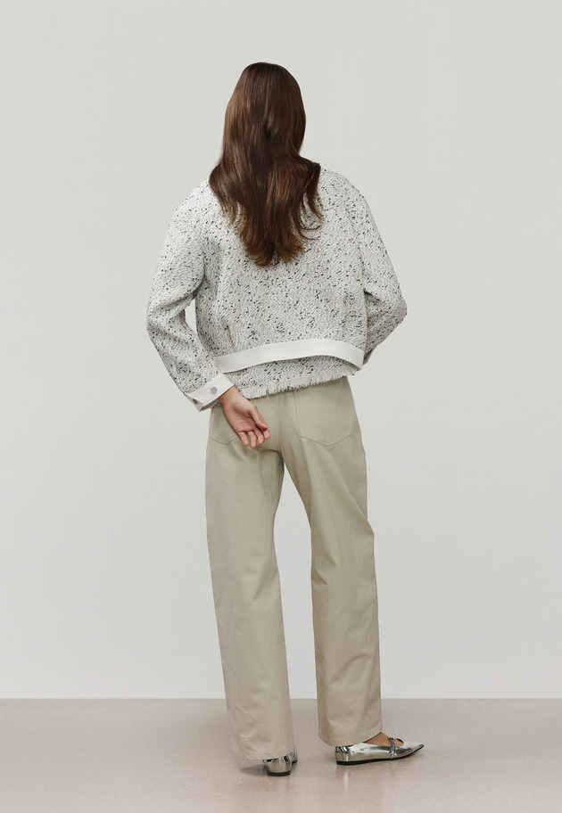 NEP TWEED PULLOVER GILET / ネップツィードプルオーバージレ 詳細画像 White 10