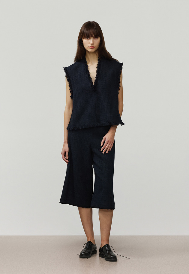 COTTON TWEED GIET / コットンツィードジレ 詳細画像 Navy 1