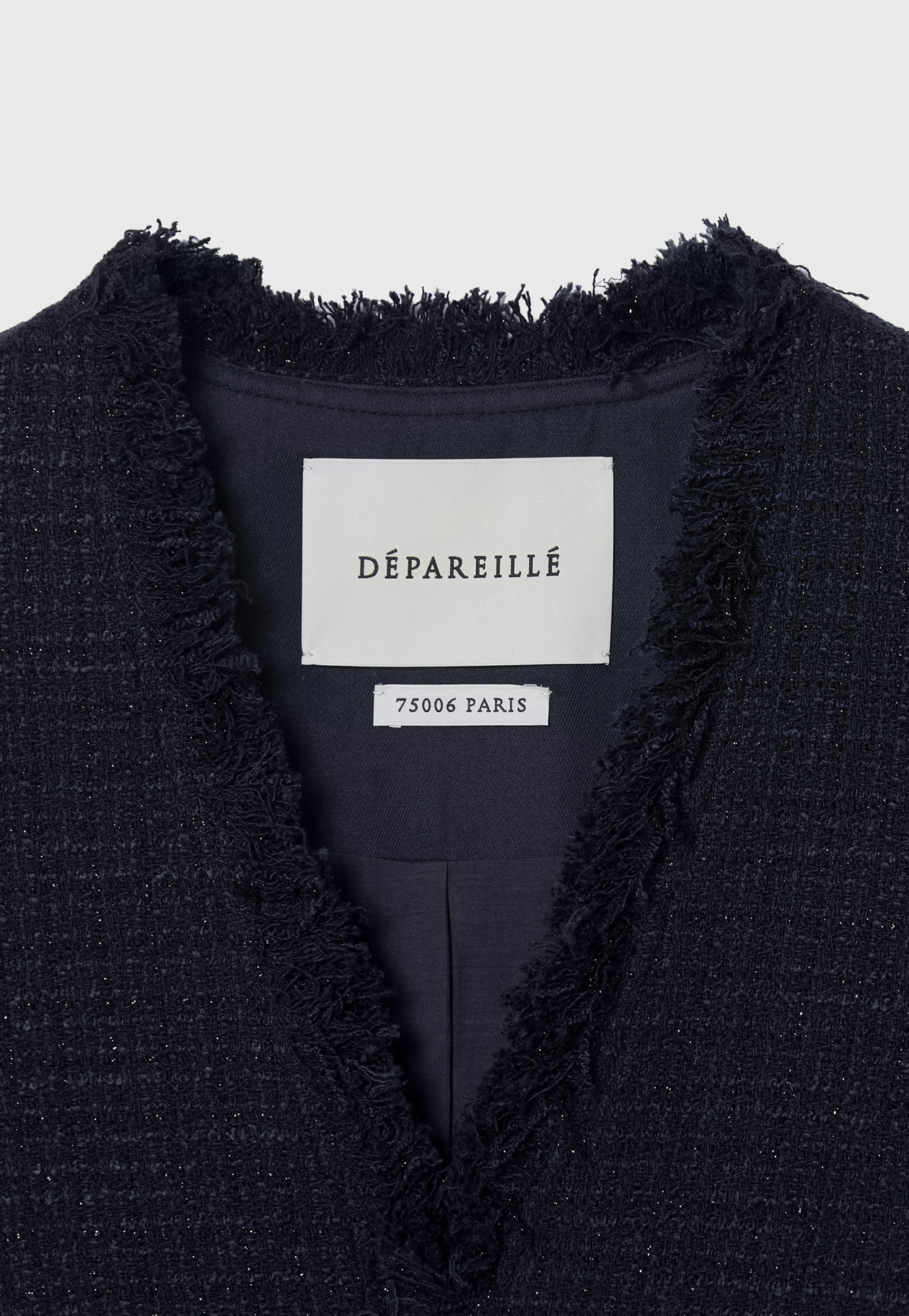 COTTON TWEED GIET / コットンツィードジレ 詳細画像 Navy 8