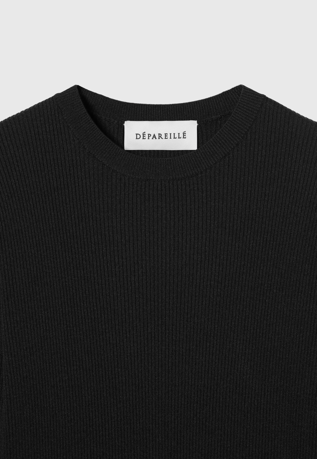 POLYESTER JERSEY GATHERED DRESS / ポリエステルジャージーギャザードレス 詳細画像 Black 6