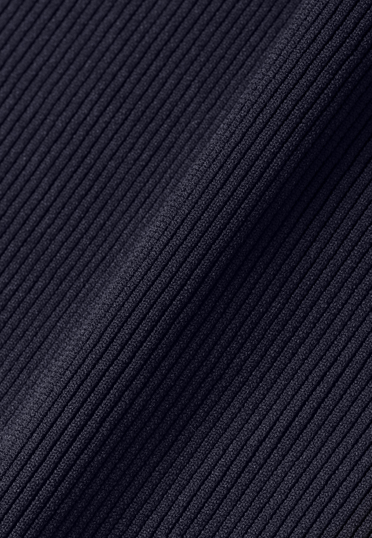 POLYESTER JERSEY GATHERED DRESS / ポリエステルジャージーギャザードレス 詳細画像 Navy 2