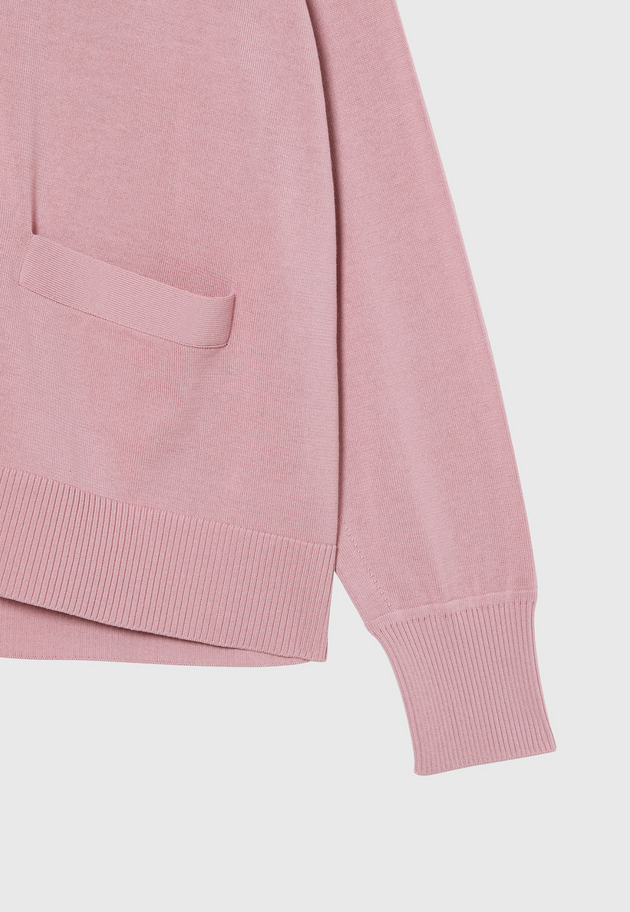 COTTON SILK CARDIGAN / コットンシルクカーディガン 詳細画像 Pink 4