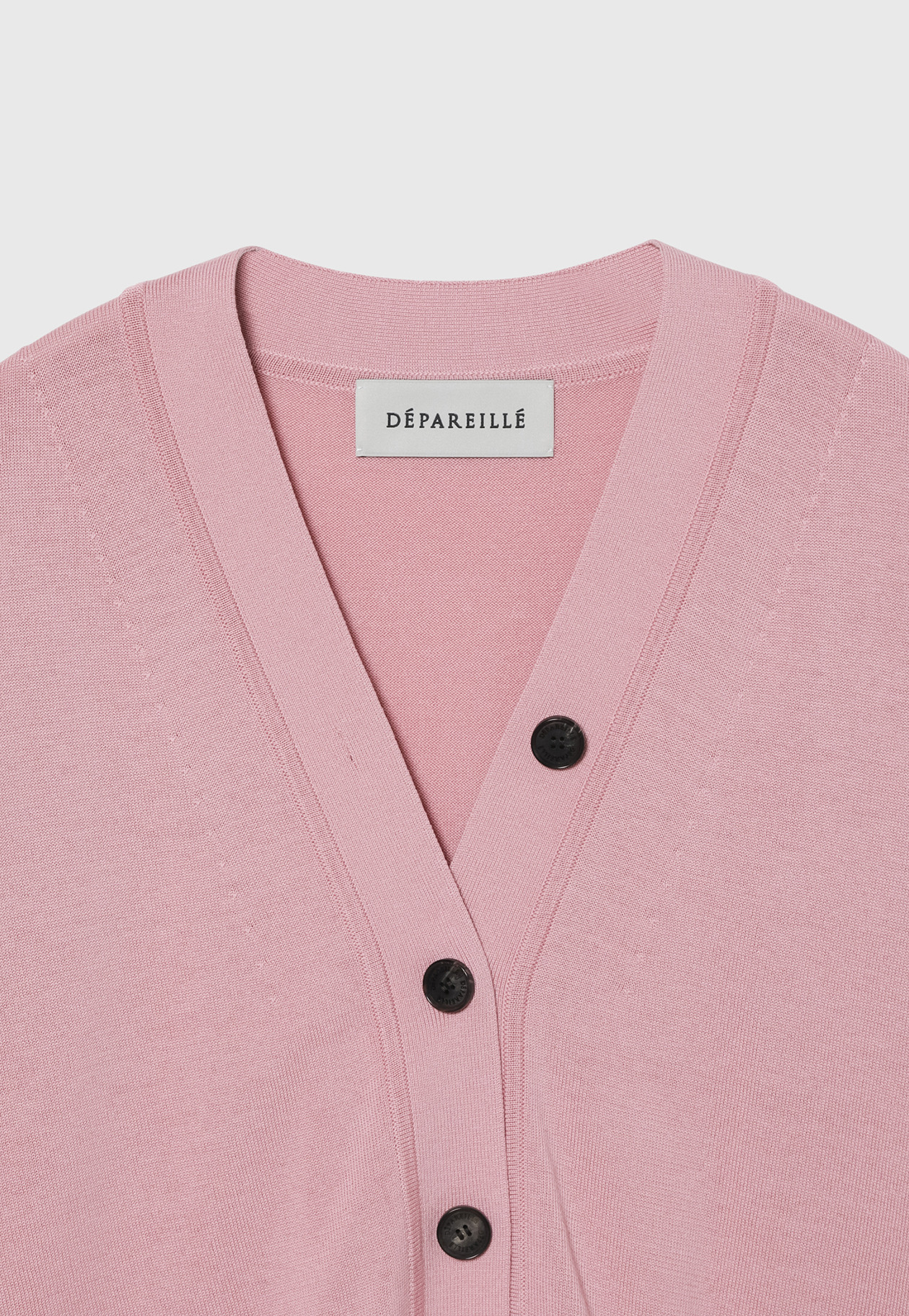 COTTON SILK CARDIGAN / コットンシルクカーディガン 詳細画像 Pink 3