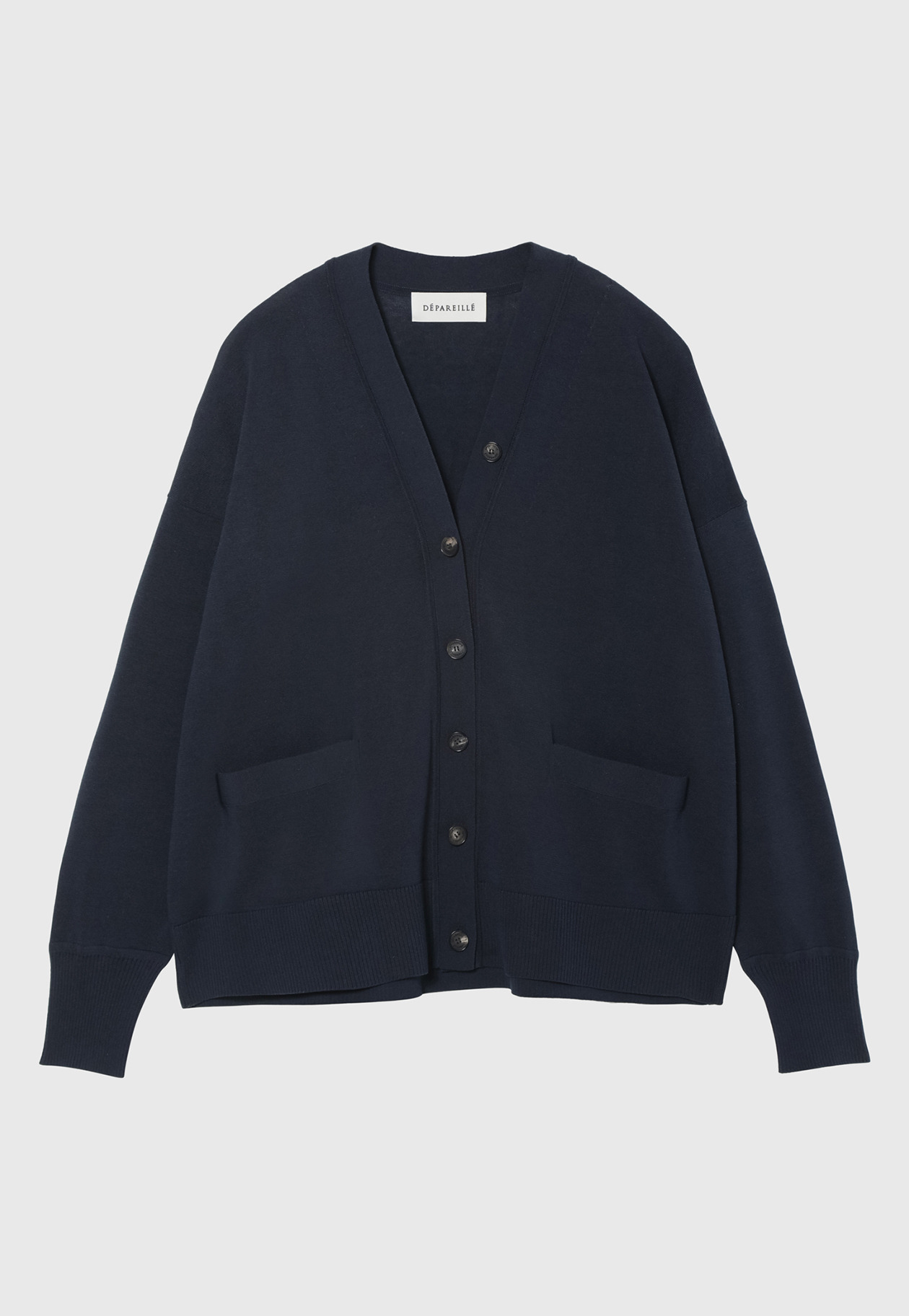 COTTON SILK CARDIGAN / コットンシルクカーディガン 詳細画像 Navy 4