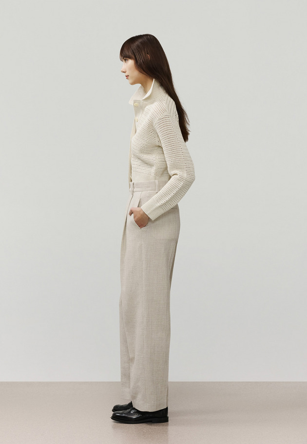 MIX POLO CARDIGAN / ミックスポロカーディガン 詳細画像 Beige 2