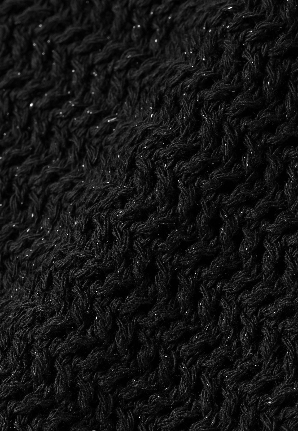 MIX POLO CARDIGAN / ミックスポロカーディガン 詳細画像 Black 3