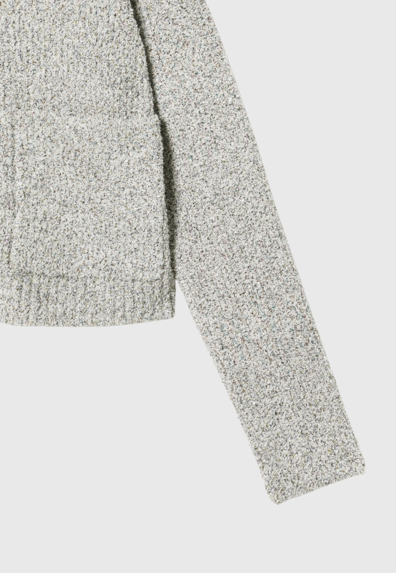 TWEED-LIKE KNIT CARDIGAN / ツィードライクニットカーディガン 詳細画像 OW 4