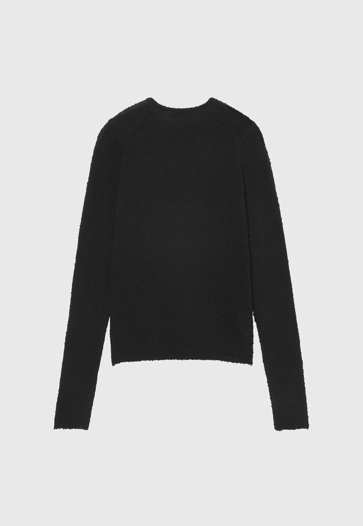 SLUB YARN CREW NECK / スラブヤーンクルーネック 詳細画像 Black 2