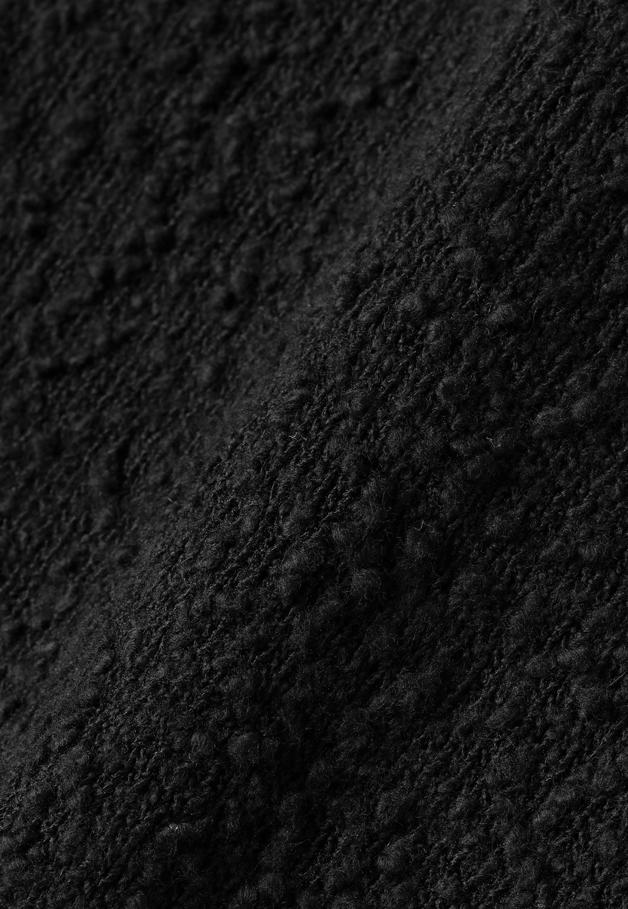 SLUB YARN CREW NECK / スラブヤーンクルーネック 詳細画像 Black 5