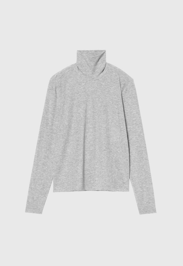 LYOCELL BARE TURTLE / リヨセルベアタートル 詳細画像 Gray 1