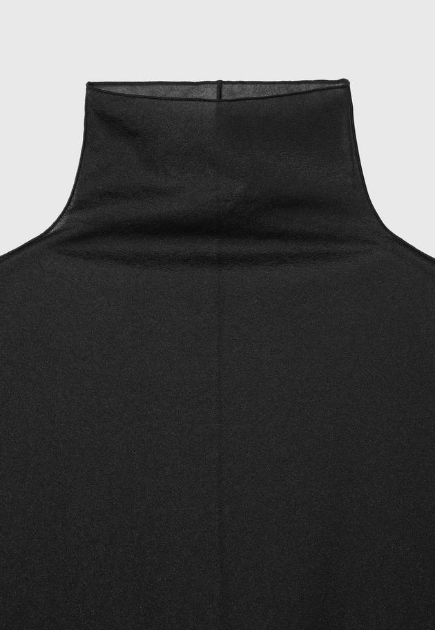 CHIFFON HIGH NECK / シフォンハイネック 詳細画像 Black 3