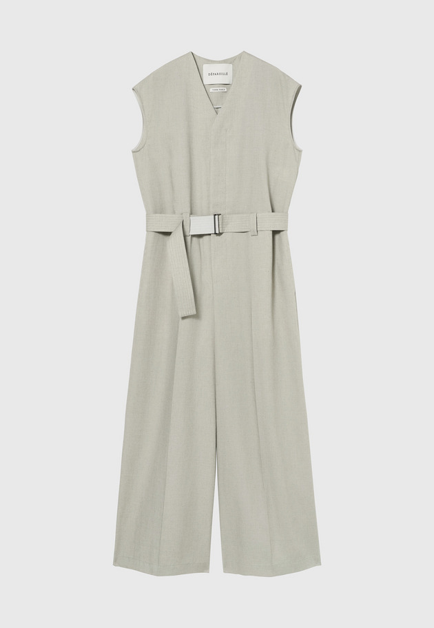 RAMIE POLY TWILL COMBINAISON / ラミーポリツイルコンビネゾン 詳細画像 Beige 4
