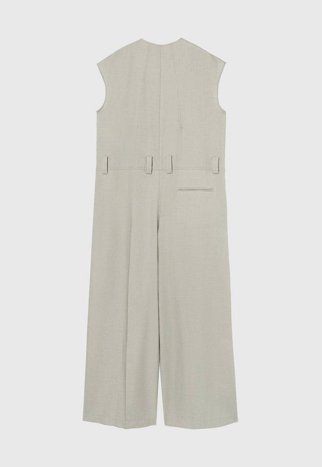 RAMIE POLY TWILL COMBINAISON / ラミーポリツイルコンビネゾン 詳細画像 Beige 7