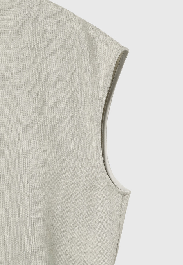 RAMIE POLY TWILL COMBINAISON / ラミーポリツイルコンビネゾン 詳細画像 Beige 9