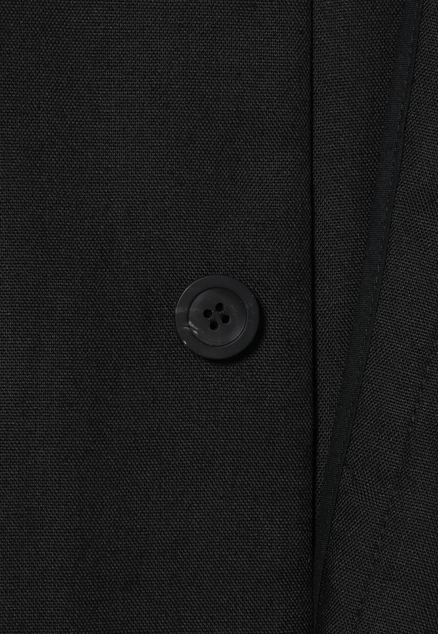 RAMIE POLY TWILL COMBINAISON / ラミーポリツイルコンビネゾン 詳細画像 Black 2