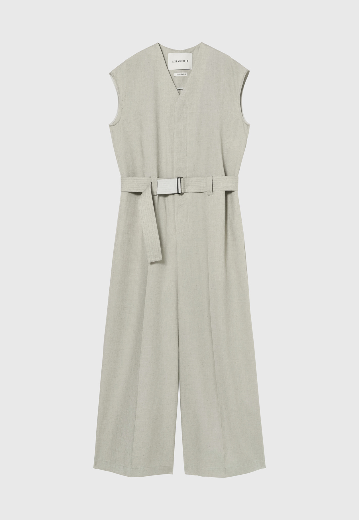 RAMIE POLY TWILL COMBINAISON / ラミーポリツイルコンビネゾン 詳細画像 Beige 4