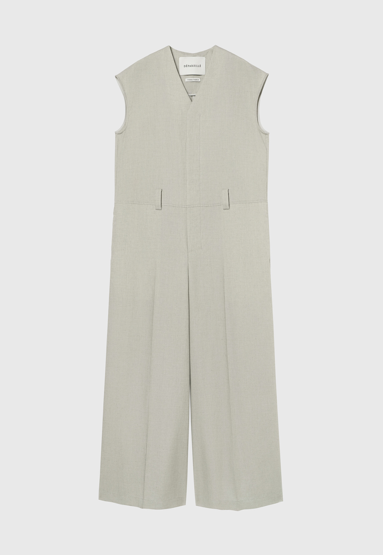RAMIE POLY TWILL COMBINAISON / ラミーポリツイルコンビネゾン 詳細画像 Beige 6