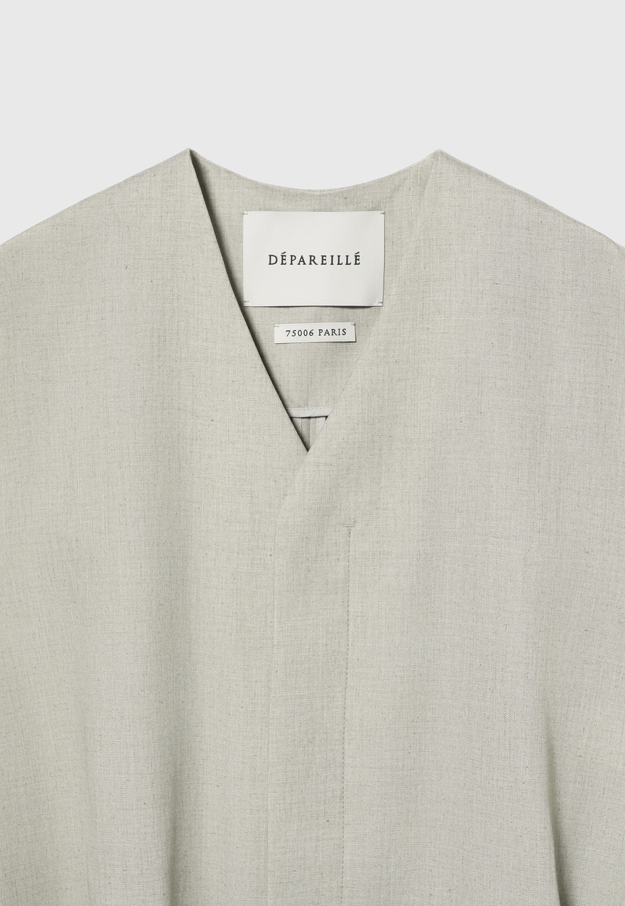 RAMIE POLY TWILL COMBINAISON / ラミーポリツイルコンビネゾン 詳細画像 Beige 8