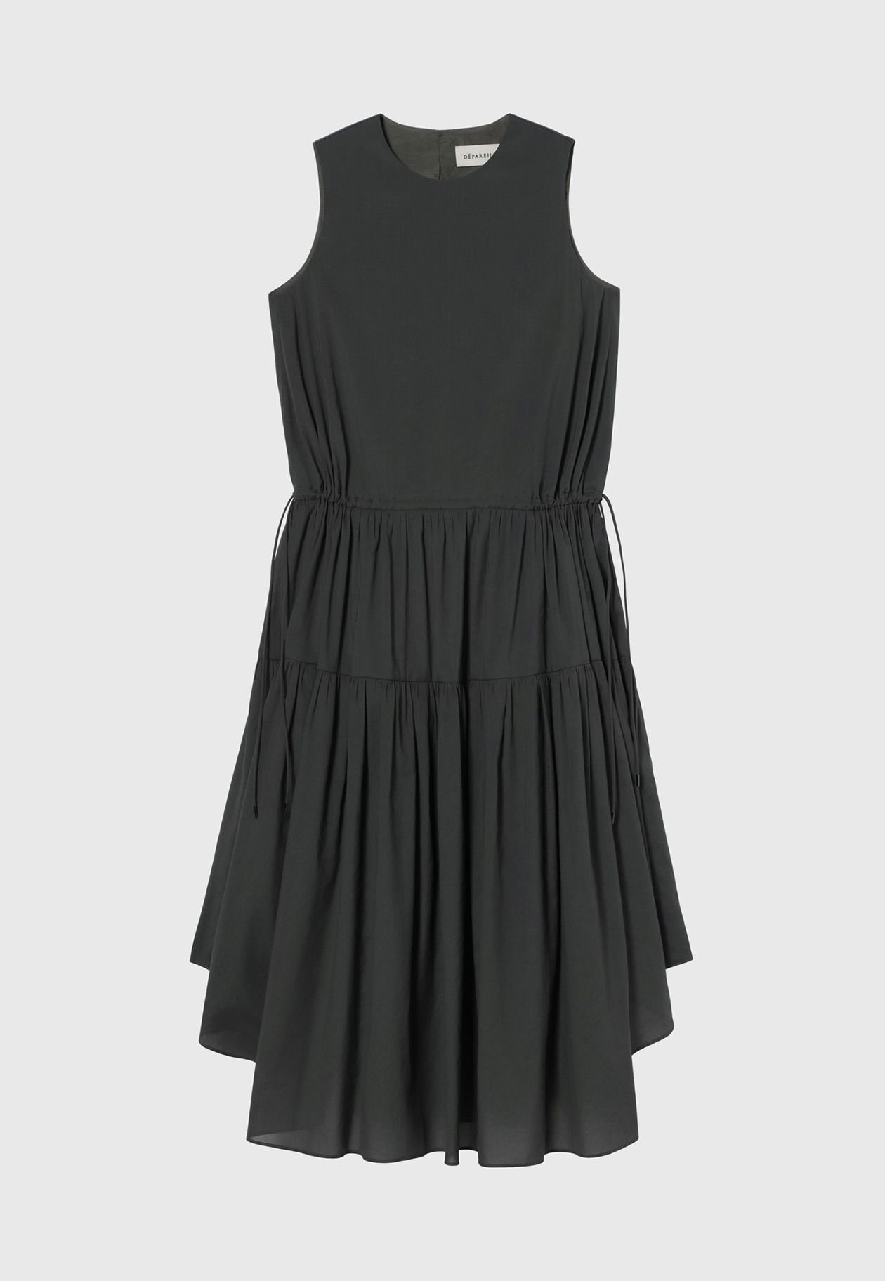TRIACETATE SLEEVELESS DRESS / トリアセテートスリーブレスドレス 詳細画像 Chcl 1