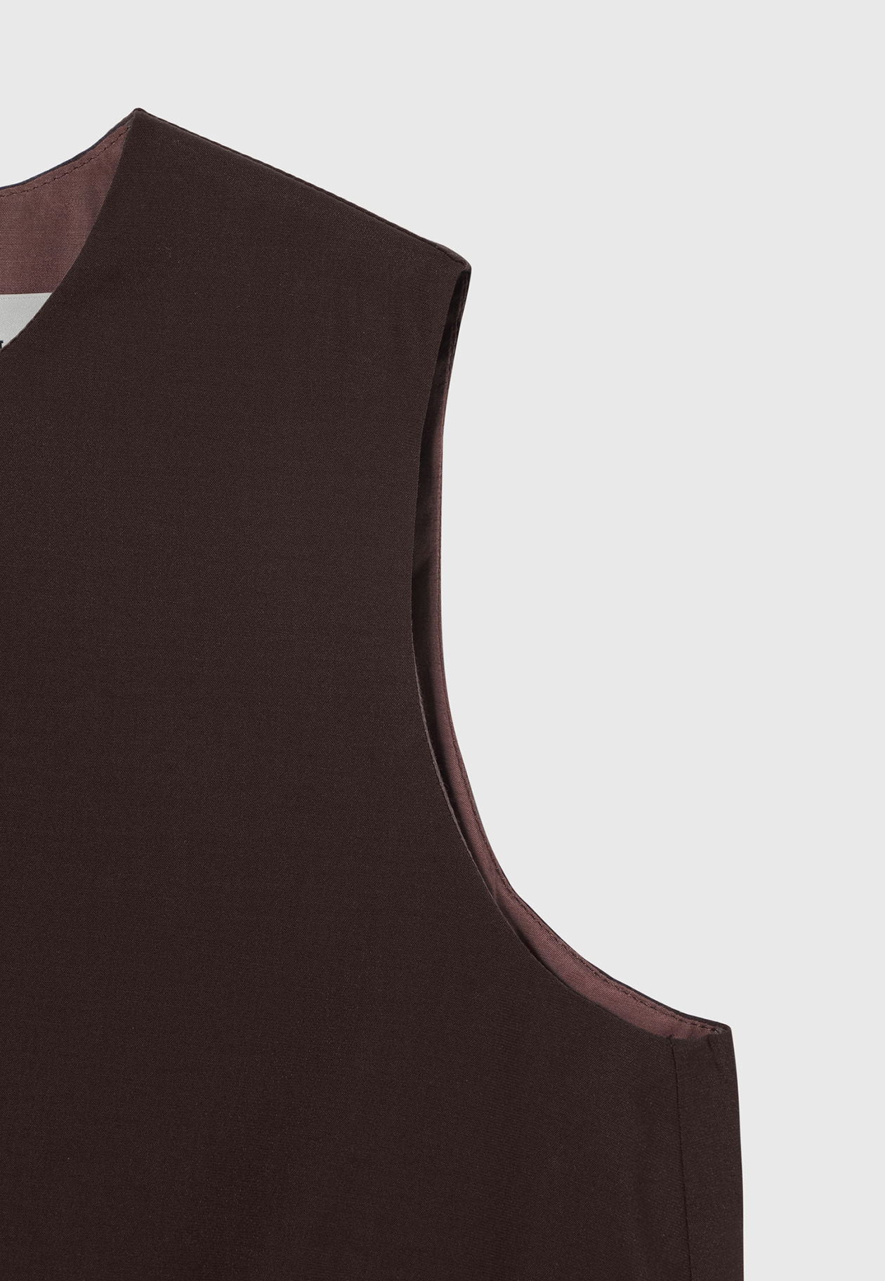 TRIACETATE SLEEVELESS DRESS / トリアセテートスリーブレスドレス 詳細画像 Brd 4