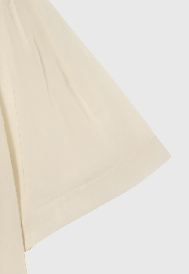 COTTON VOILE SHORT SLEEVE BLOUSE / コットンボイルショートスリーブブラウス 詳細画像 Beige 8