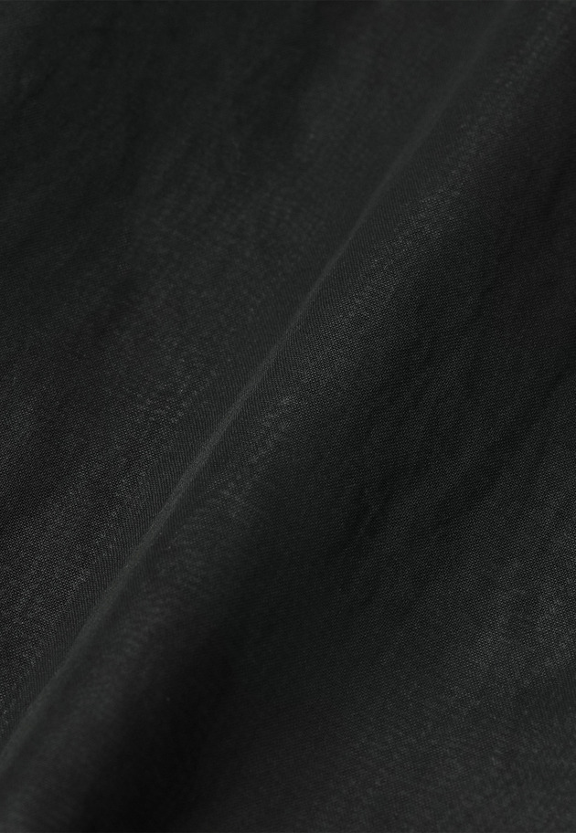 COTTON VOILE SHORT SLEEVE BLOUSE / コットンボイルショートスリーブブラウス 詳細画像 Black 3