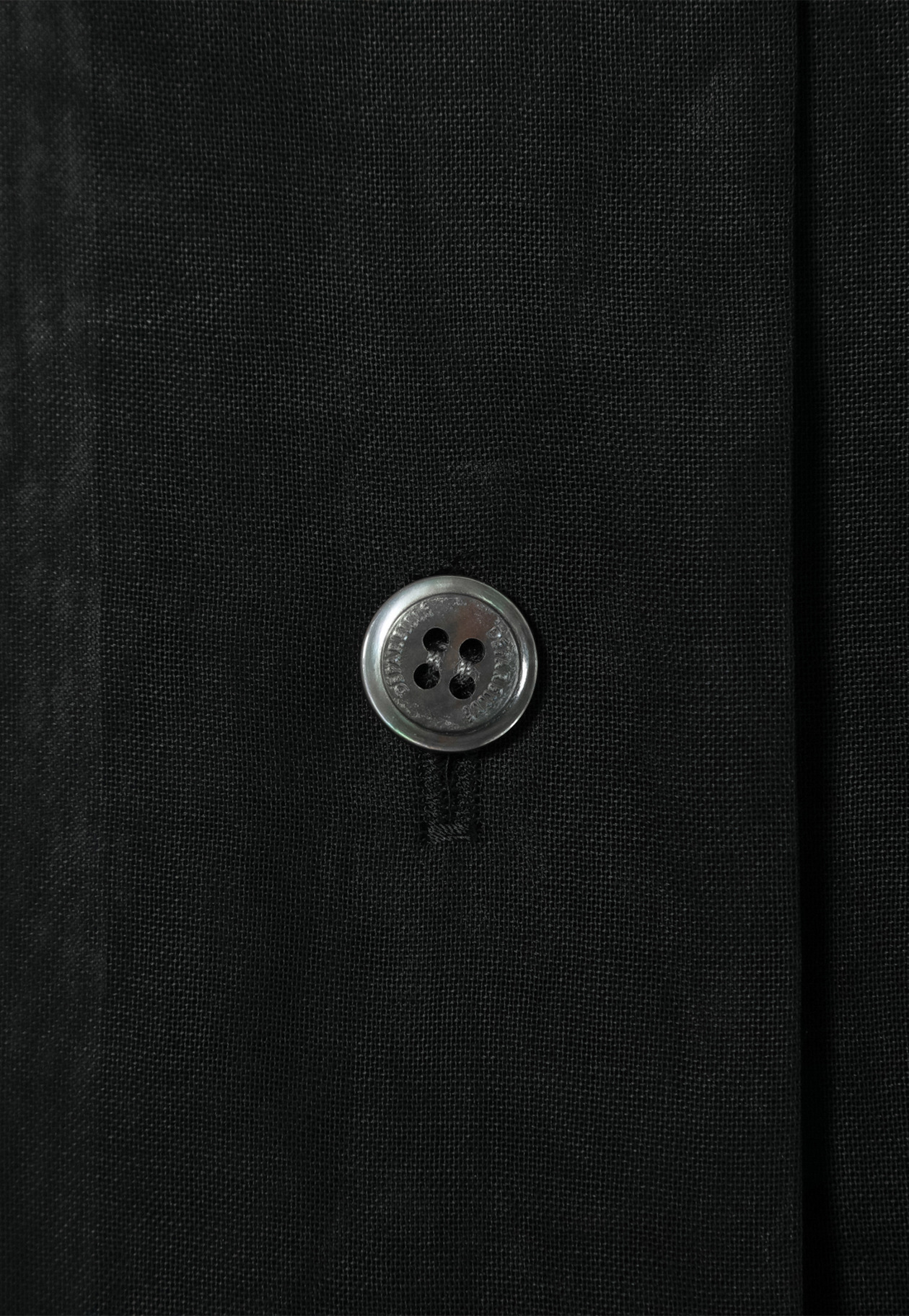 COTTON VOILE SHORT SLEEVE BLOUSE / コットンボイルショートスリーブブラウス 詳細画像 Black 2